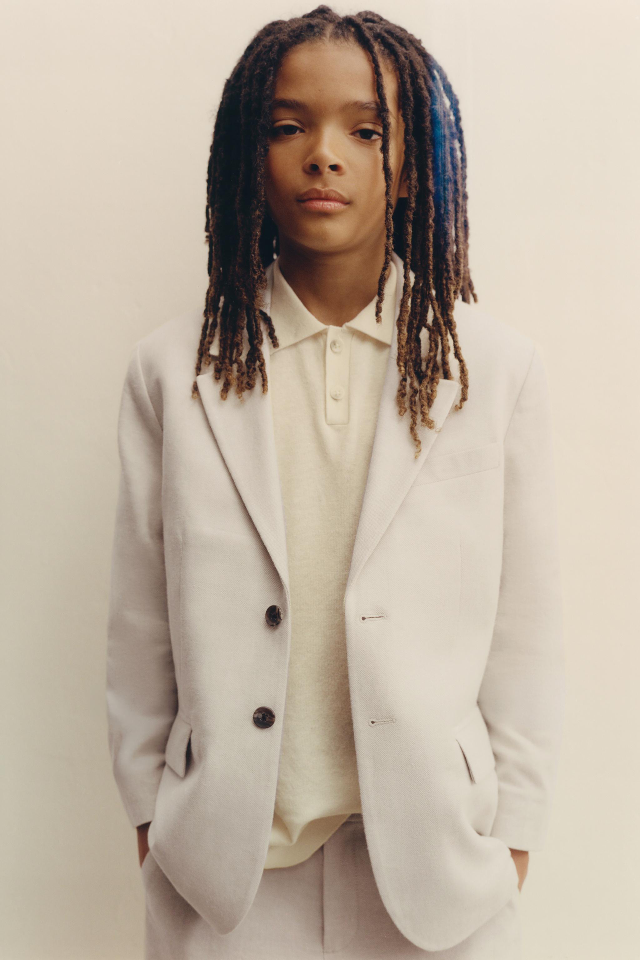 COTTON AND LINEN SUIT JACKET